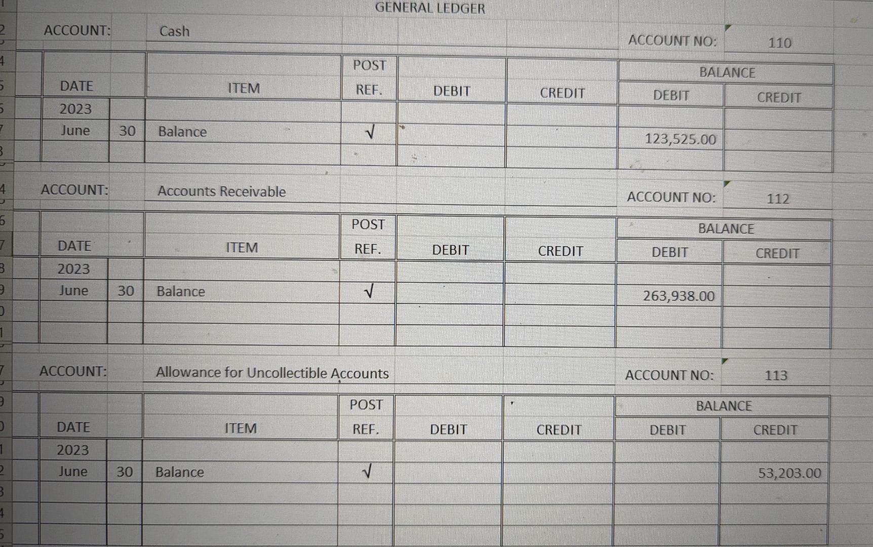 using the following adjustment data a Physcial inventory count on June 30