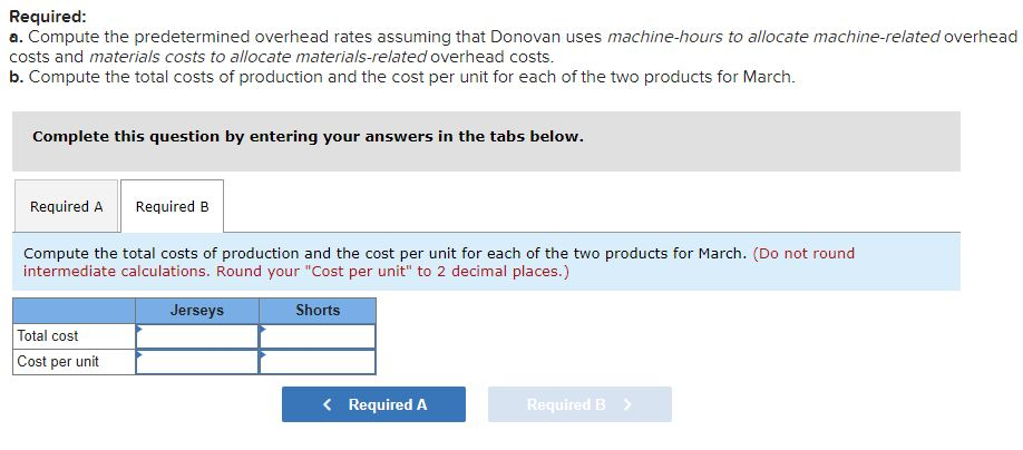 Units produced Machine-hours Direct labor-hours Direct materials costs Direct labor costs Manufacturing