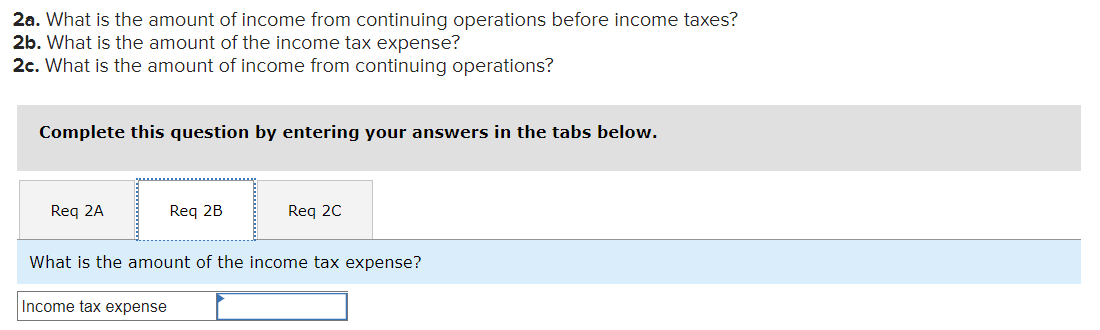 Compute the tax effects and after-tax amounts of the three items labeled