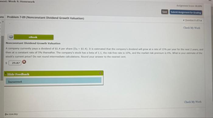 ment: Week 4: Homework Submit Assignment for Grading mns Problem 7-09