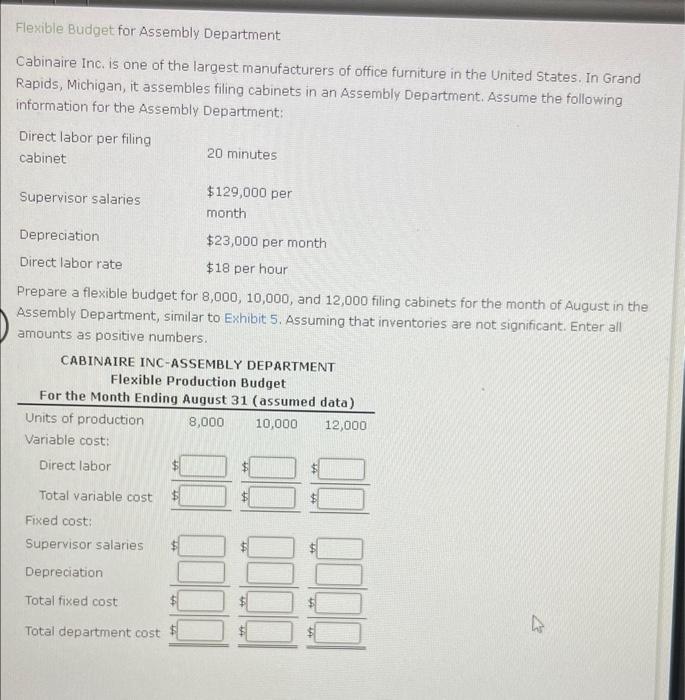 please help, this is the best picture I can get Flexible Budget