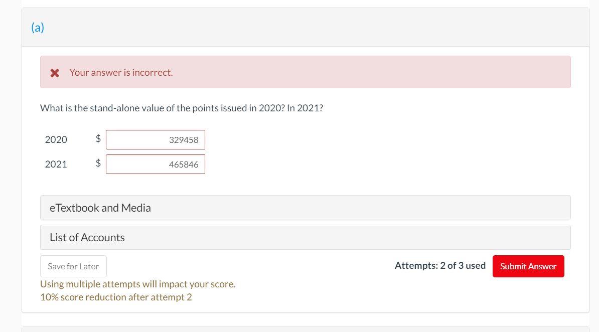Steigs Sports Store has a customer loyalty program in which it issues