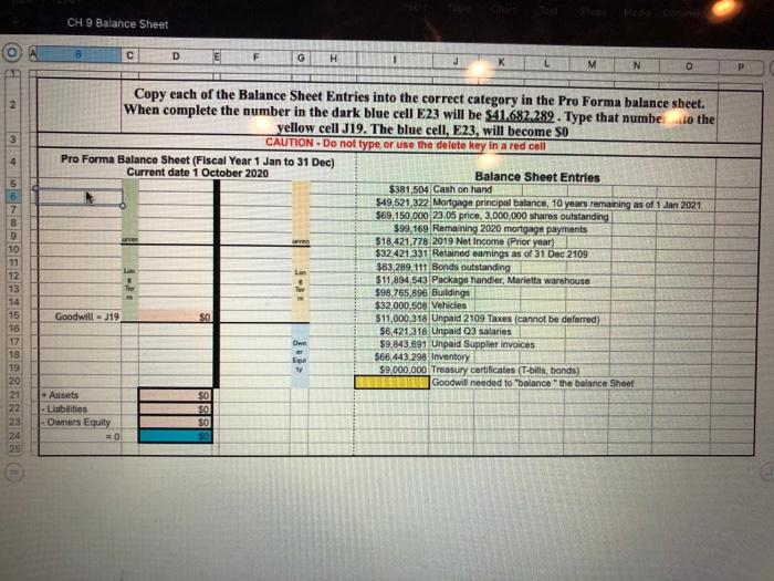 How Do I complete this balance sheet? CH 9 Balance Sheet B