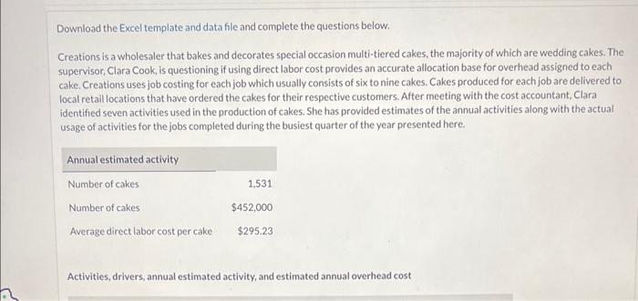 app to get the solution: https://chegg-study.app.link/sF1kHLinTyb Download the Excel template and data