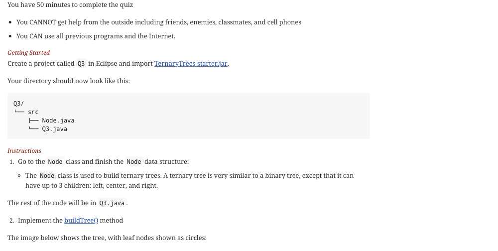  //Q3.java import java.util.Arrays; import java.util.LinkedList; import java.util.Queue; public class Q3 {