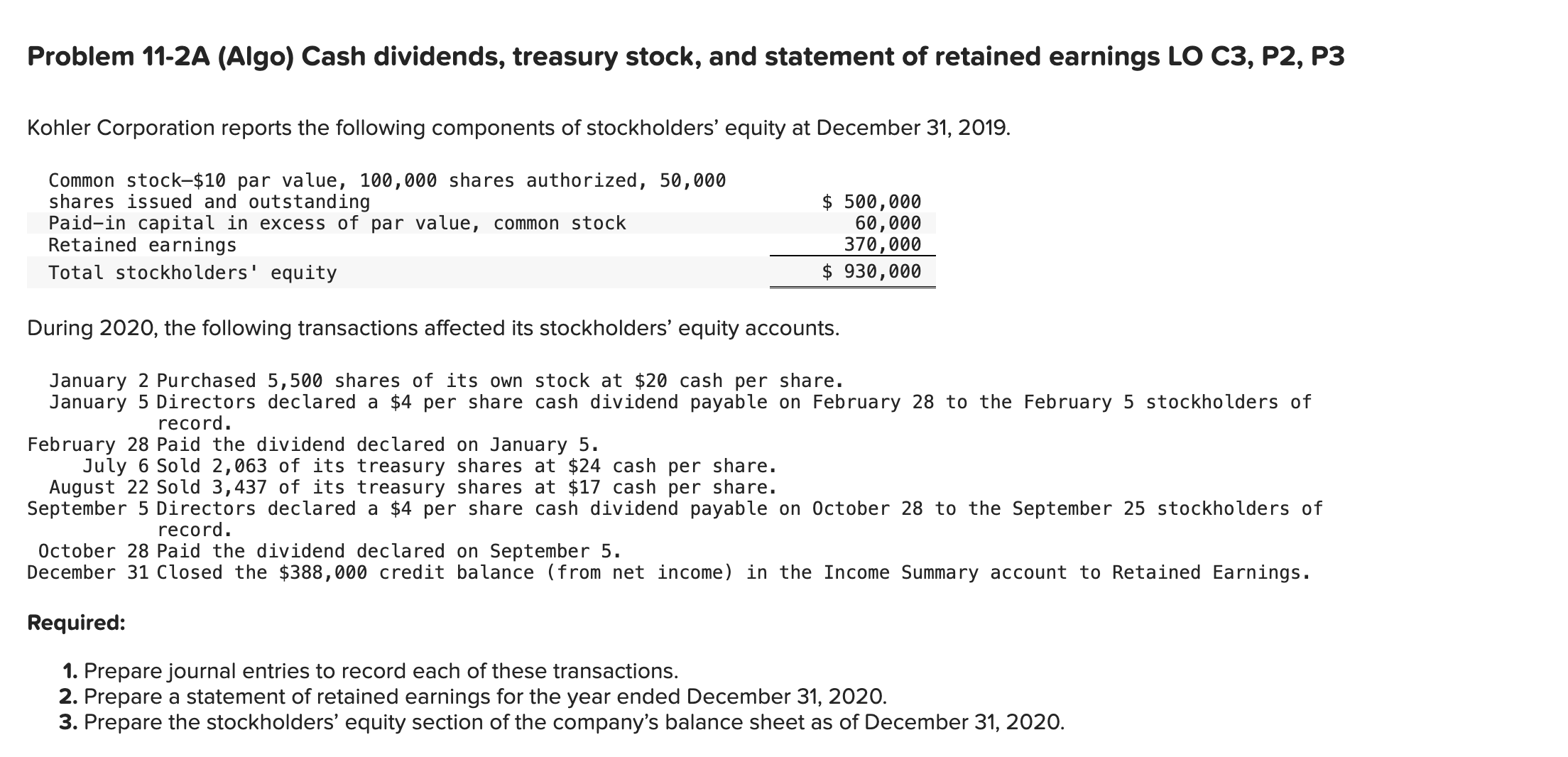 2 & 110,000 & \\ \hline & & Cash & 2 &