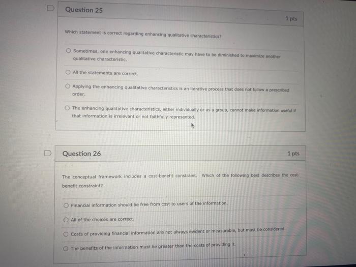 information is capable of making a difference in decisions If it provides