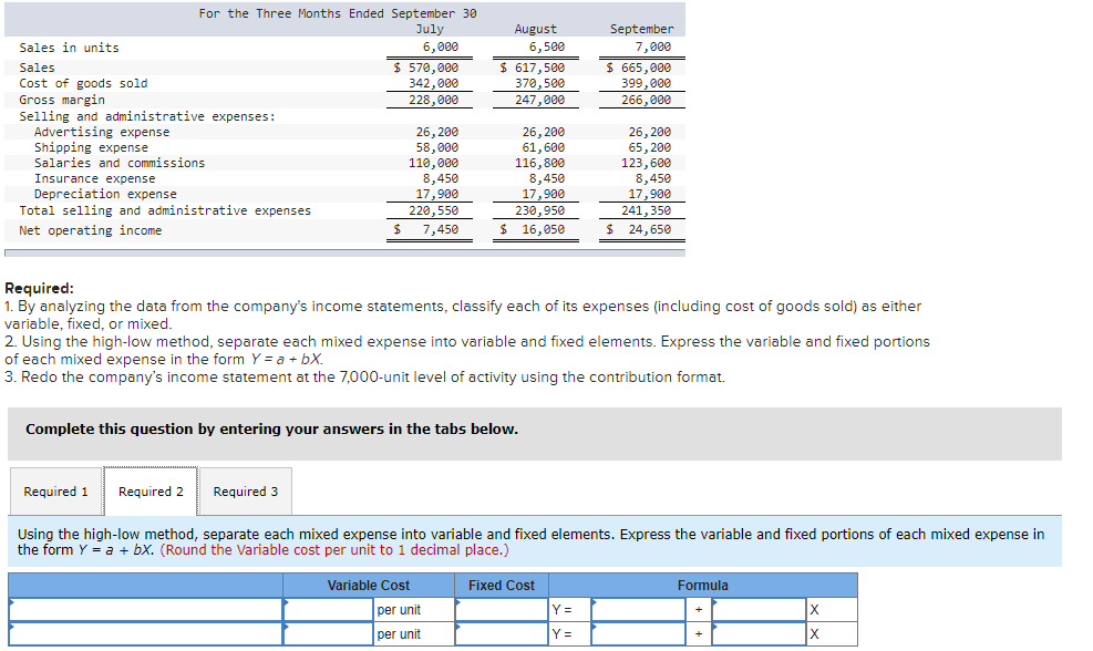 1. 2. August 6,500 $ 617,500 370, 500 247,000 September 7,000 $