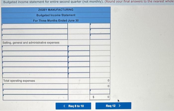 raw materials inventory is 4,210 pounds. The budgeted June 30 ending raw