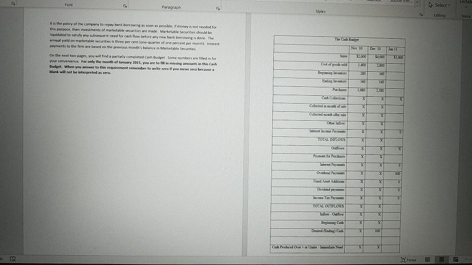 included al utilities, all insurance, all rent, all property taxes, and all