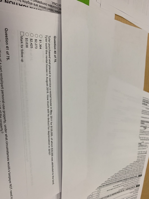  urses listed below are eligible courses complete on DNA Question 40