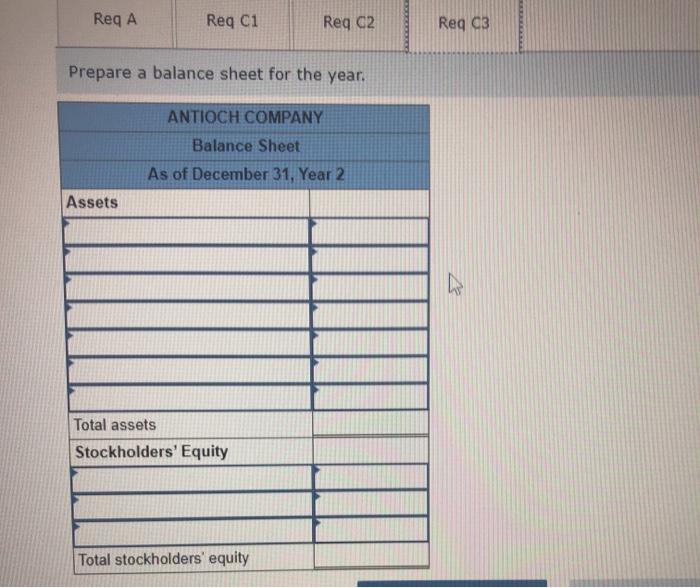 the following amounts at the beginning of Year 2 Cash. 9.000 Raw