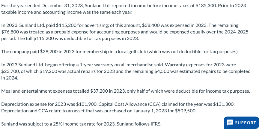 Permanent and temporary differences are correct. Please find taxable income and