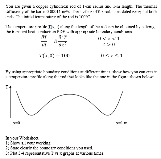 Please use Microsoft Excel and show the graphs. You are given