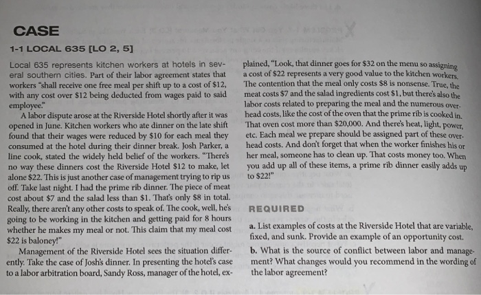  CASE 1-1 LOCAL 635 [LO 2, 51 Local 635 represents kitchen