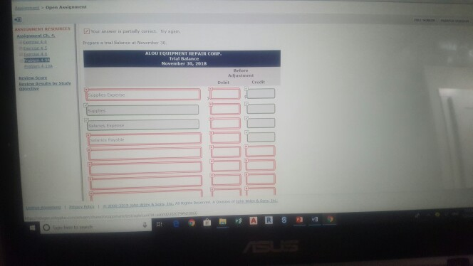 monthy Debit Credit Cash Accounts receivable Supplies s16,050 15,890 4,000 18,000 x