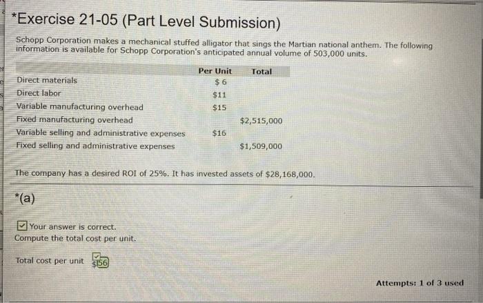  Please help with problem C *(a) Your answer is correct. Compute