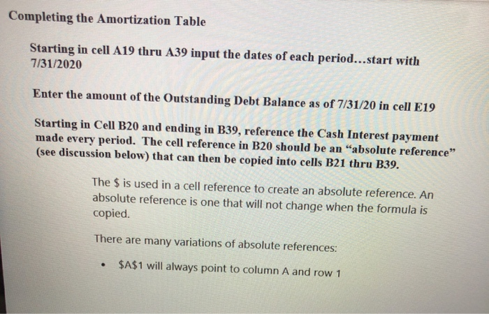 end of the first period. The bond principal will be paid back