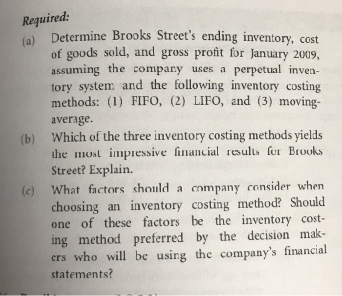 48 BI Jan. 2 purchase Jan. 5 sale Jan. 9 purchase Jan.