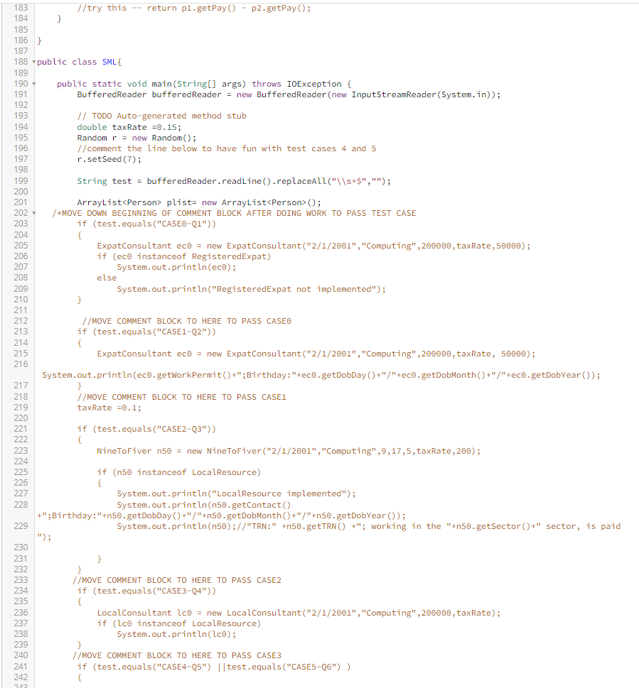 abstract methods 2. Completing concrete class implementations 3. Applying the Comparable and