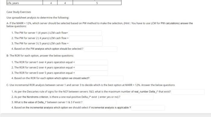 not clear final answers CASE STUOY PEFOAMING ROR ANALYSIS FOR 30 PRINTER