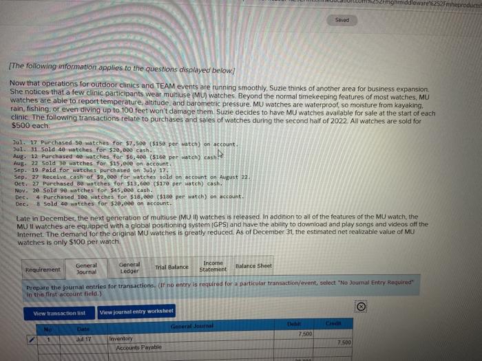 please help me with the general journal 252 mghmiddleware252Fmheproduct Saved [The following