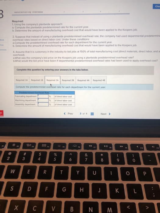 lost the bid on the Koopers job by $4,000. It seems we're
