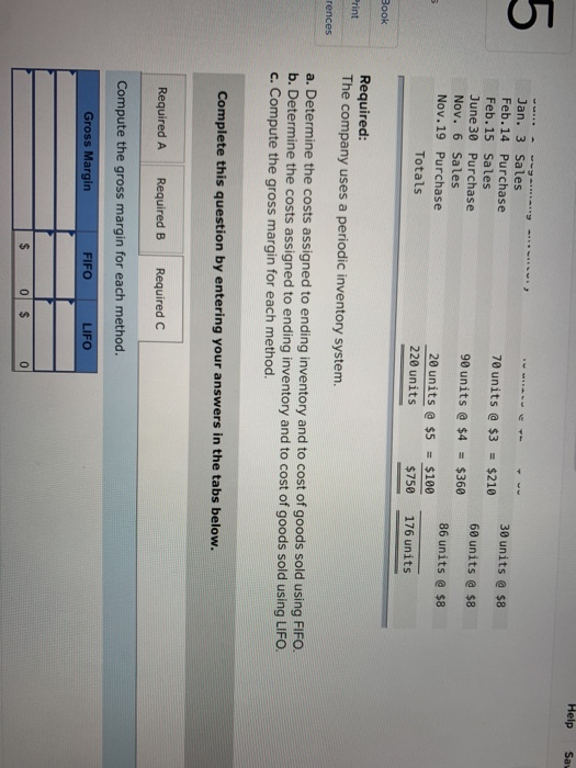 = $ 80 Retail vace ALLAVILICS Jan. 1 Beginning inventory Jan. 3