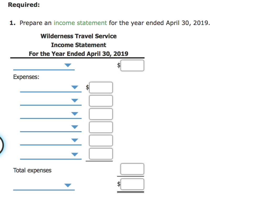 Financial Statements The amounts of the assets and liabilities of Wilderness Travel