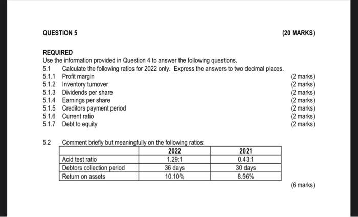 can I get some help REQUIRED Use the information provided in Question