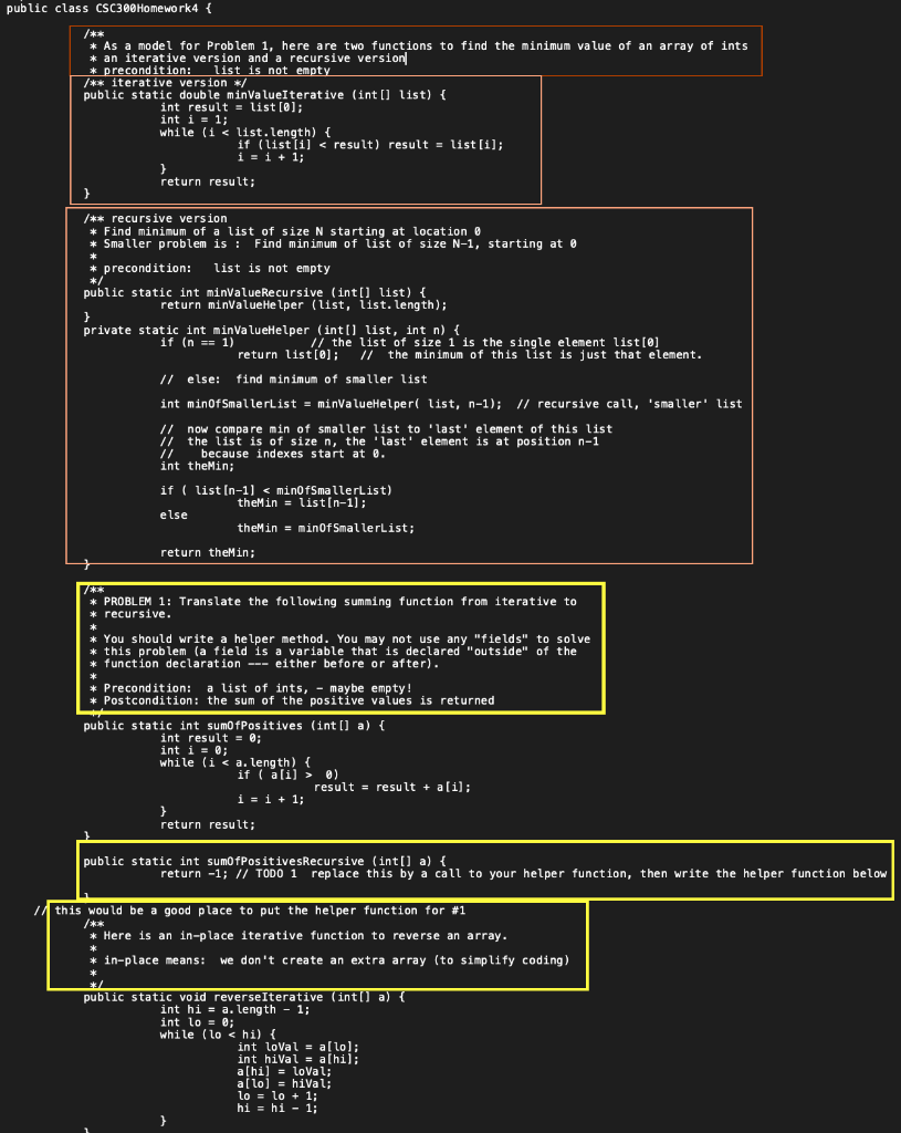 Java. Please read carefully, as that there is a lot of information