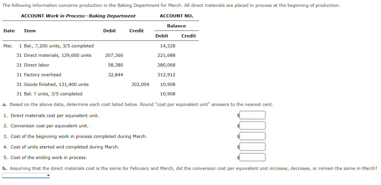 Assuming that the direct materials cost is the same for February