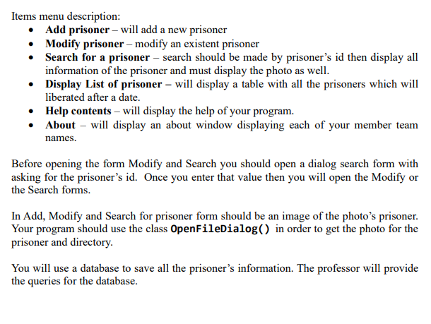 To write a program that implements the following Advanced Programming concepts: 1.
