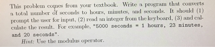  Using PYTHON please answer the question below This problem comes from