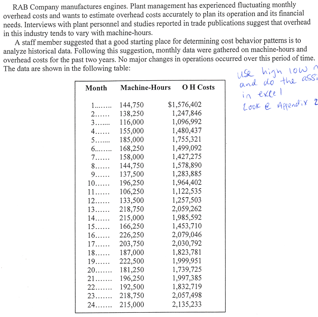 if possible using an excel document. showing work would be beneficial to
