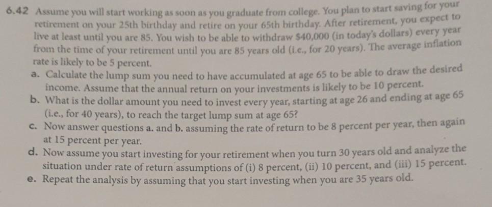 pls write the calculations in each question, thanks (dont use excel nor