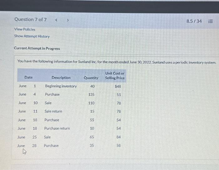  Your answer is correct. Calculate cost per unit. (Round answer to