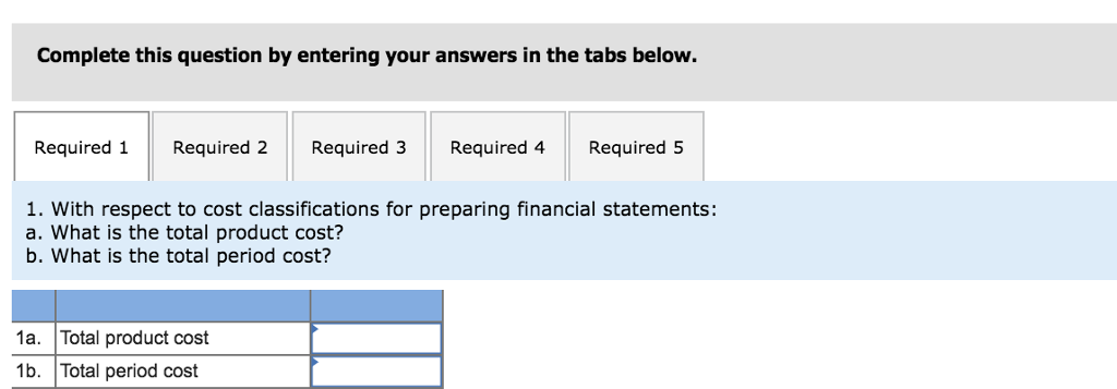 LO1-4, LO1-5] Dozier Company produced and sold 1,000 units during its first