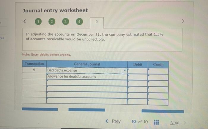 whats the comment box? 10 Problem 7-4A Accounts receivable transactions and bad
