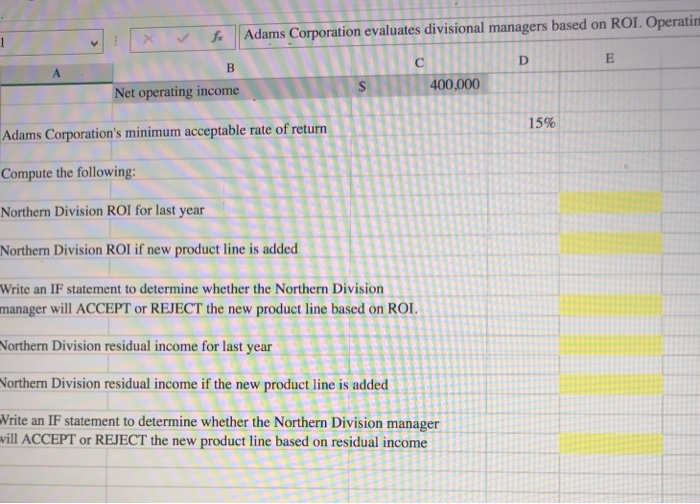 B 1 u.EB, Alignment Number Conditional r Font Clipboard XAdams Corporation evaluates