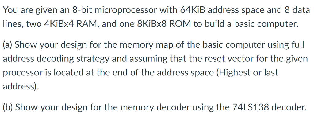 an i get help with part a? You are given an 8-bit