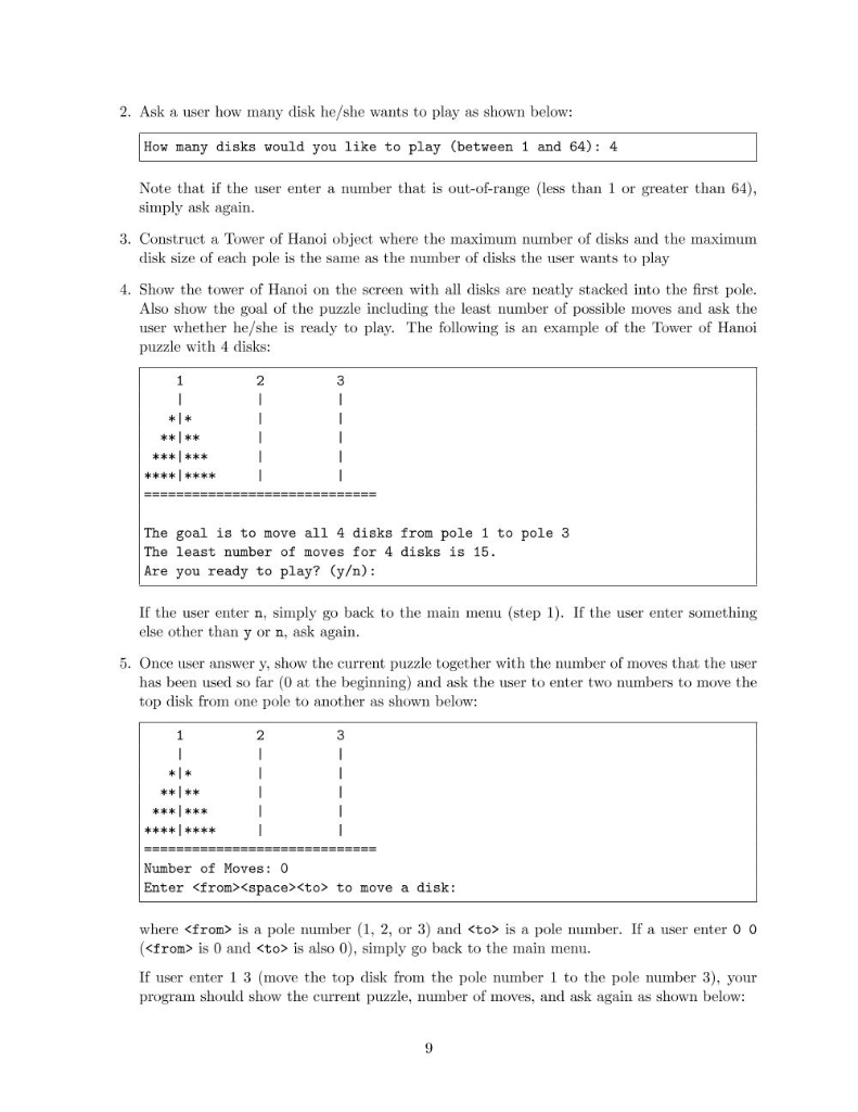 guideline For now, let's look at the Tower of Hanoi puzzle shown