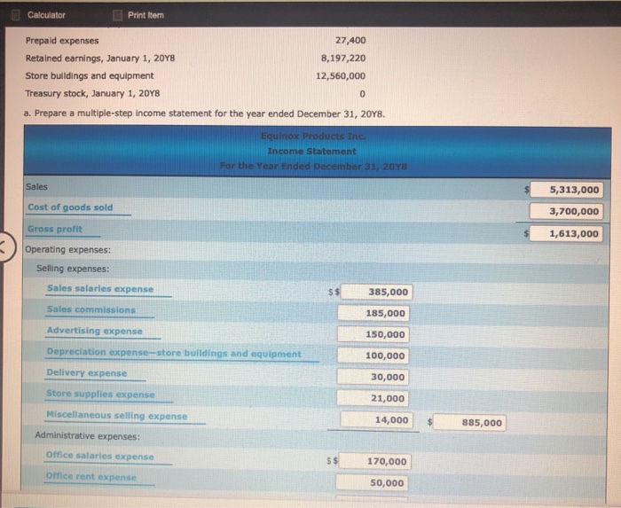 it blank. a. Issued 15,000 shares of $20 par common stock at