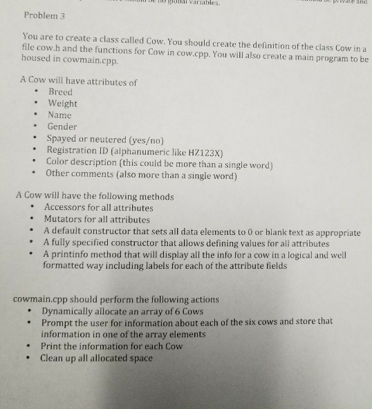  Could you please do that asap De u gloBal variables. Problem