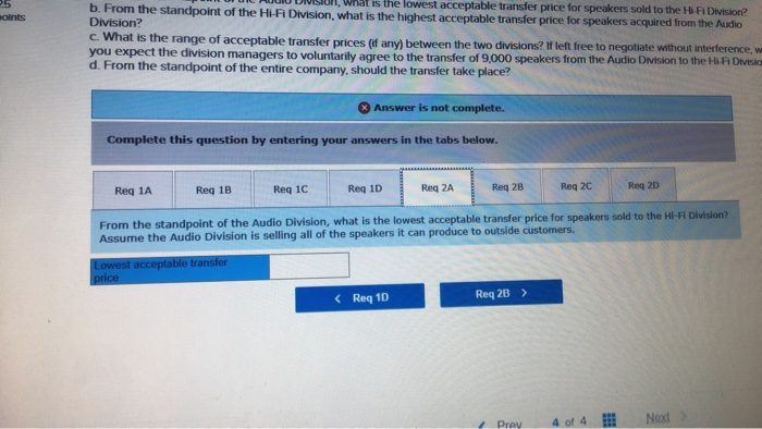 Company evaluates division managers on the basis of divisional profits. The Hi-Fi