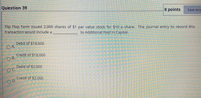 River resells the 30 shares of treasury stock for $30 per share.