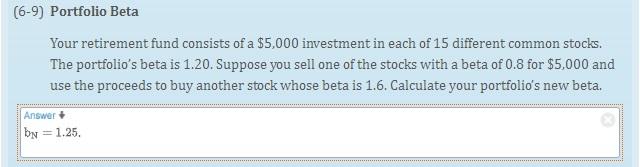 are given three beta numbers. First set up an algebraic equation to