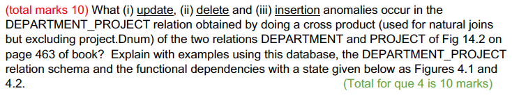 Figure 14.2 (book): relation DB Sample database state for a simplified