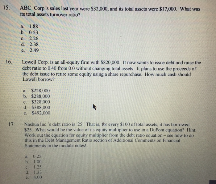 go up: a. Sell inventory and use the proceeds to increase the