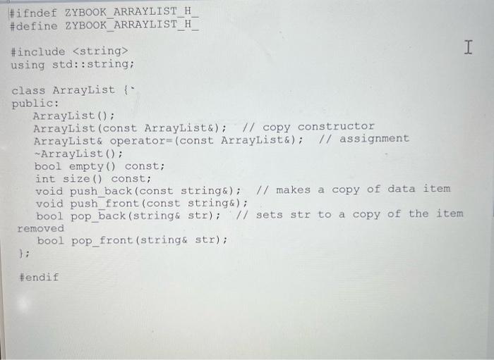 that the linked list is not the only way to implement the